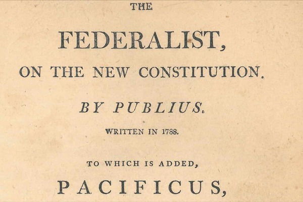 Publius Federalist Papers Coverpage