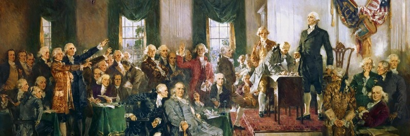 Signing Of The Constitution Painting