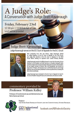 Judge Kavanaugh