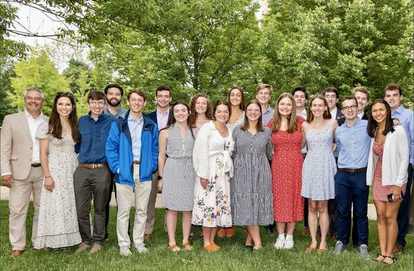 Graduation Celebration Photo of Class of 2023 Tocqueville Fellows