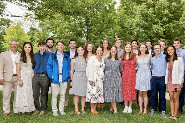 Graduation Celebration Photo of Class of 2023 Tocqueville Fellows
