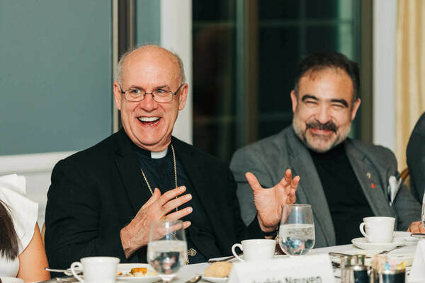 Bishop Rhoades dinner